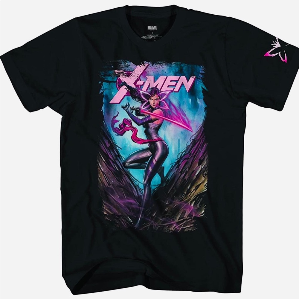 MARVEL X-MEN PSYLOCKE T-SHIRT BRAND NEW SIZE ADULT LARGE
